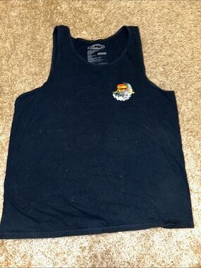 FMF Racing - Black Graphic Tank Top with Surf Logo